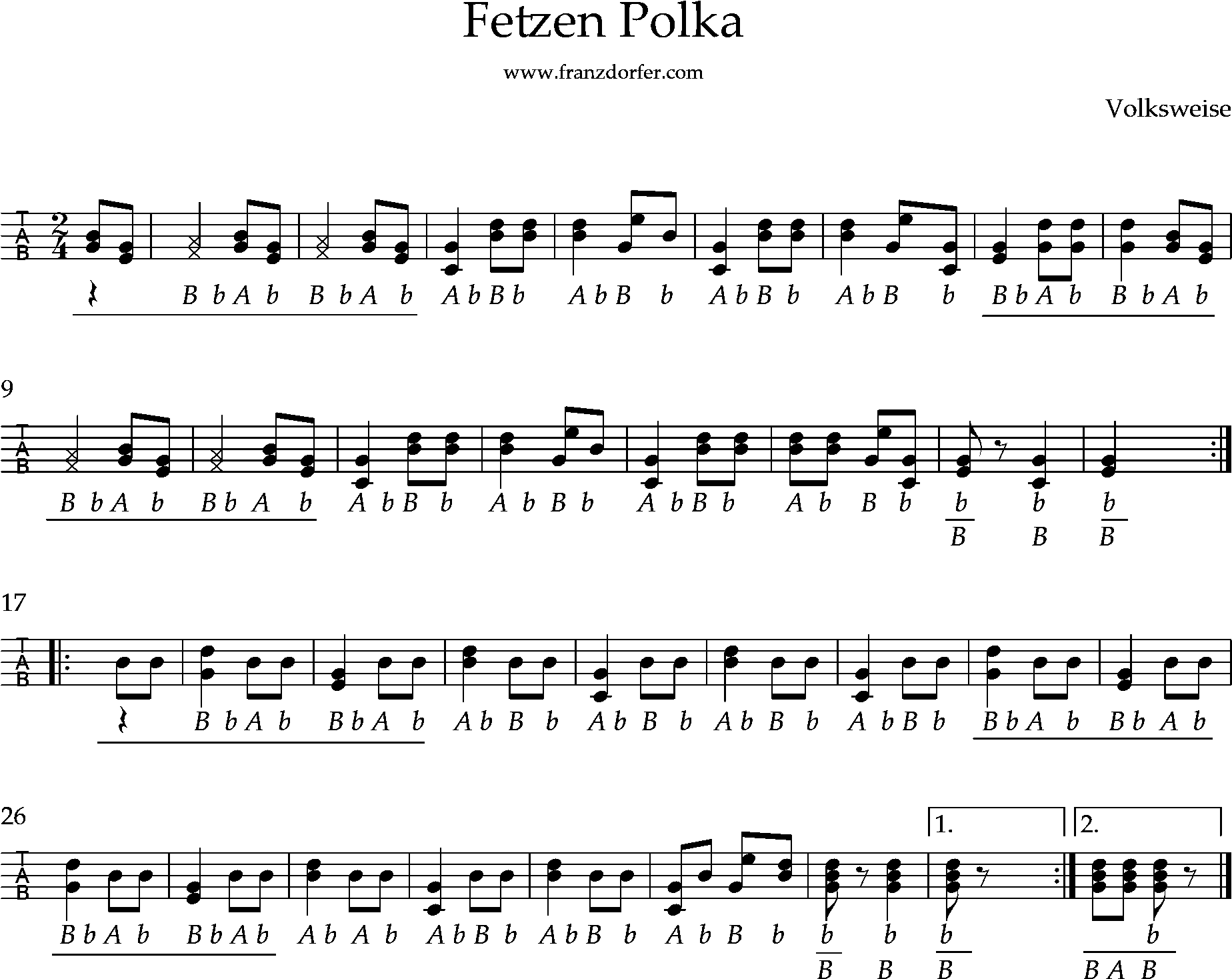 Steirische lernen online gratis - Fetzen Polka
